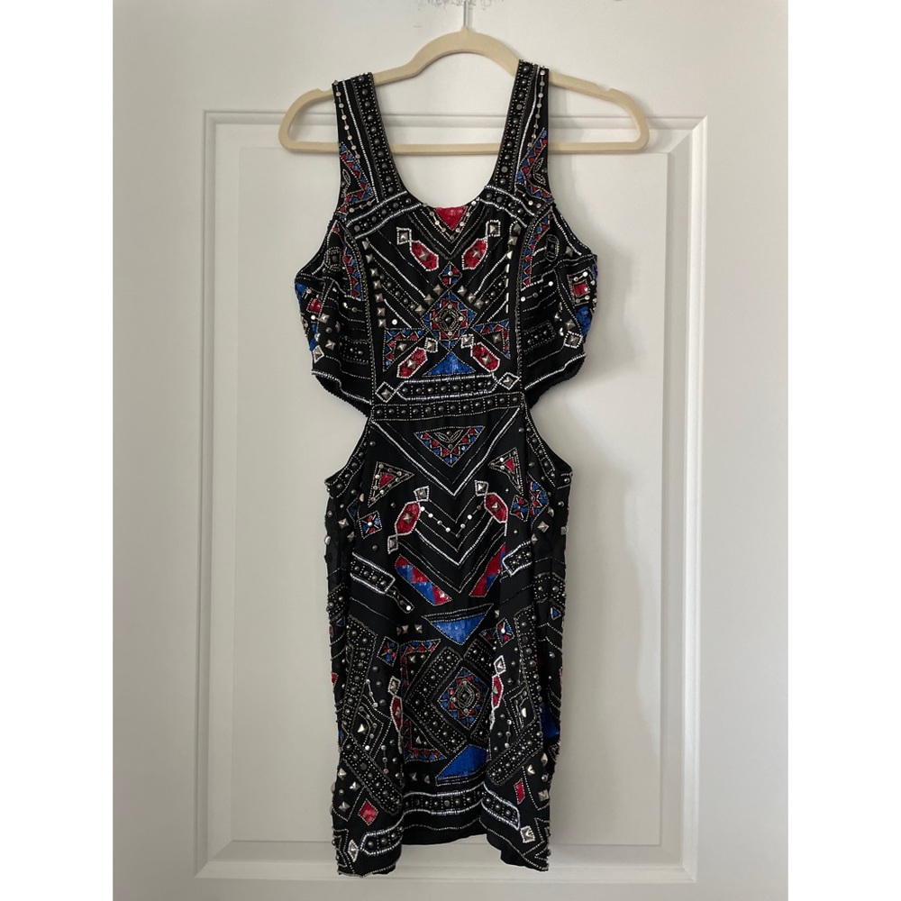 Parker Beaded Cutout Dress
